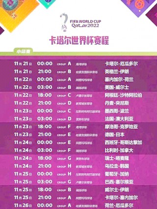 世界杯女足球赛2023赛程(世界杯女足球赛2023赛程日本)