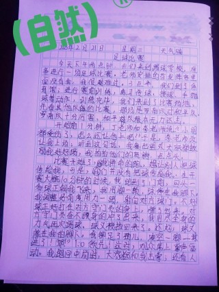 足球比赛有记(足球比赛记录表)