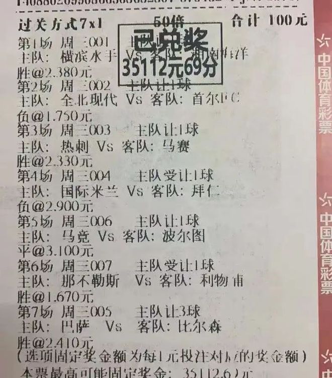 竞彩足球猜比分4串1规则(竞彩足球比分4串一中奖规则)  第2张